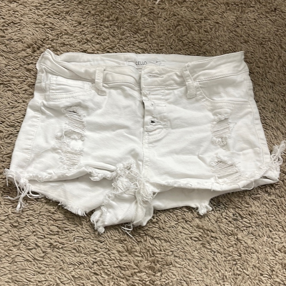 white shorts